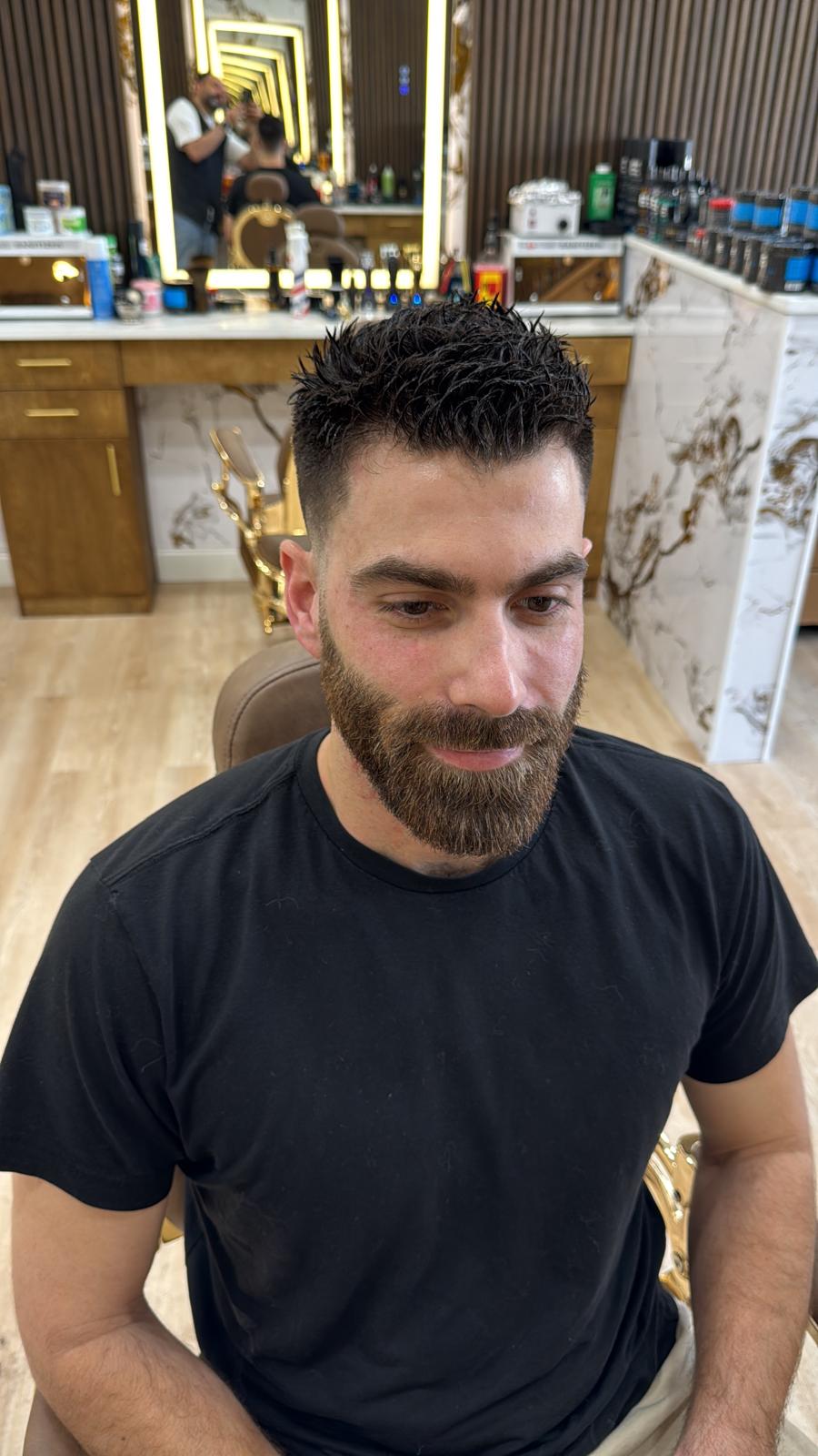 Bold fade and fresh style